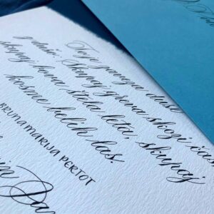 Poročno darilo z besedilom