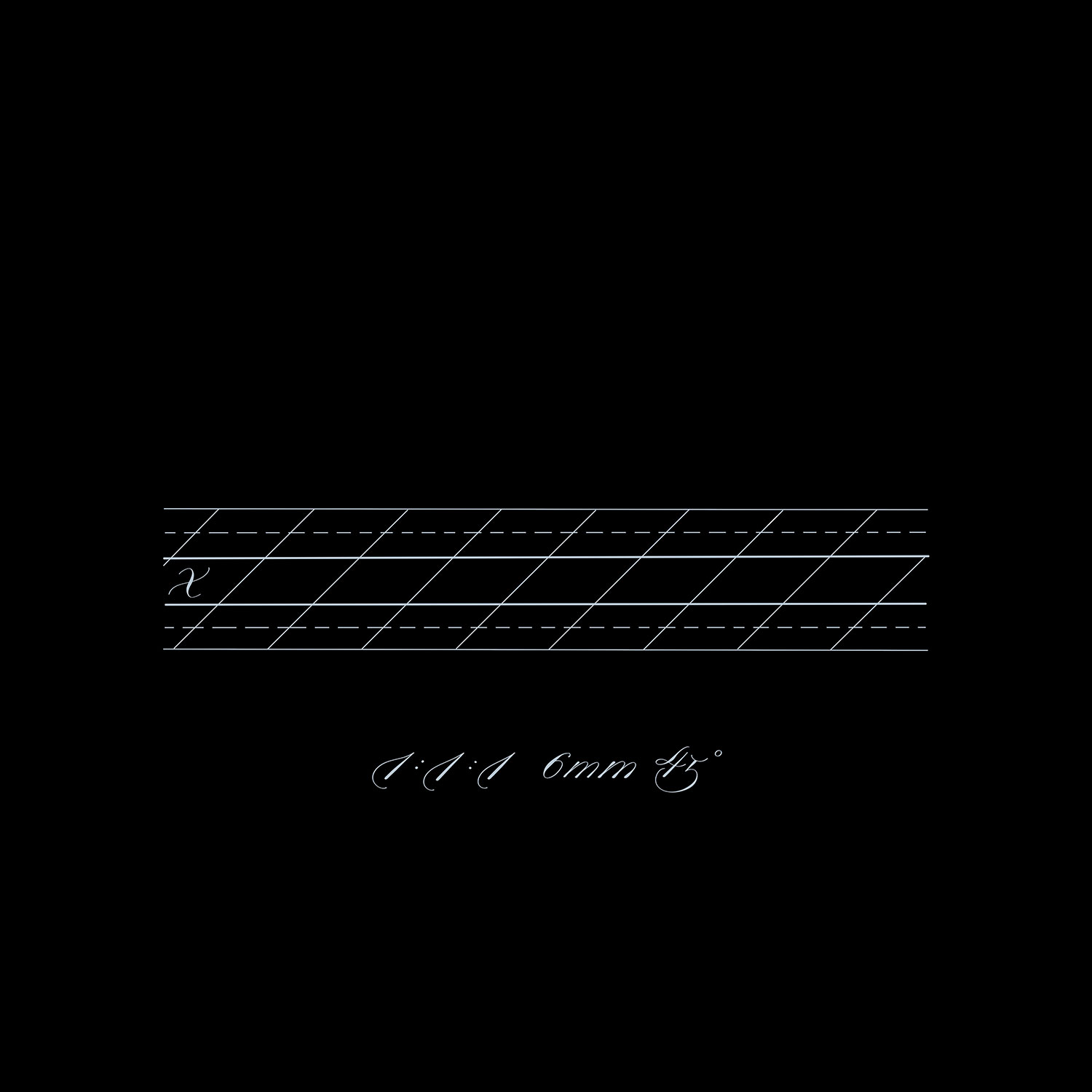 Kalligrafie Kupferstich