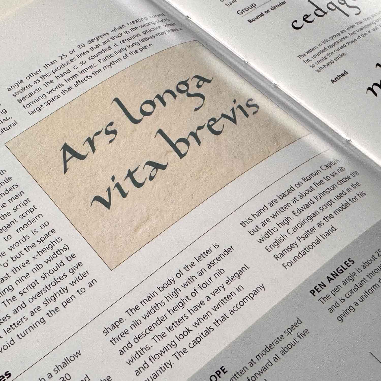 Kalligraphie - Karolinska Minuskel