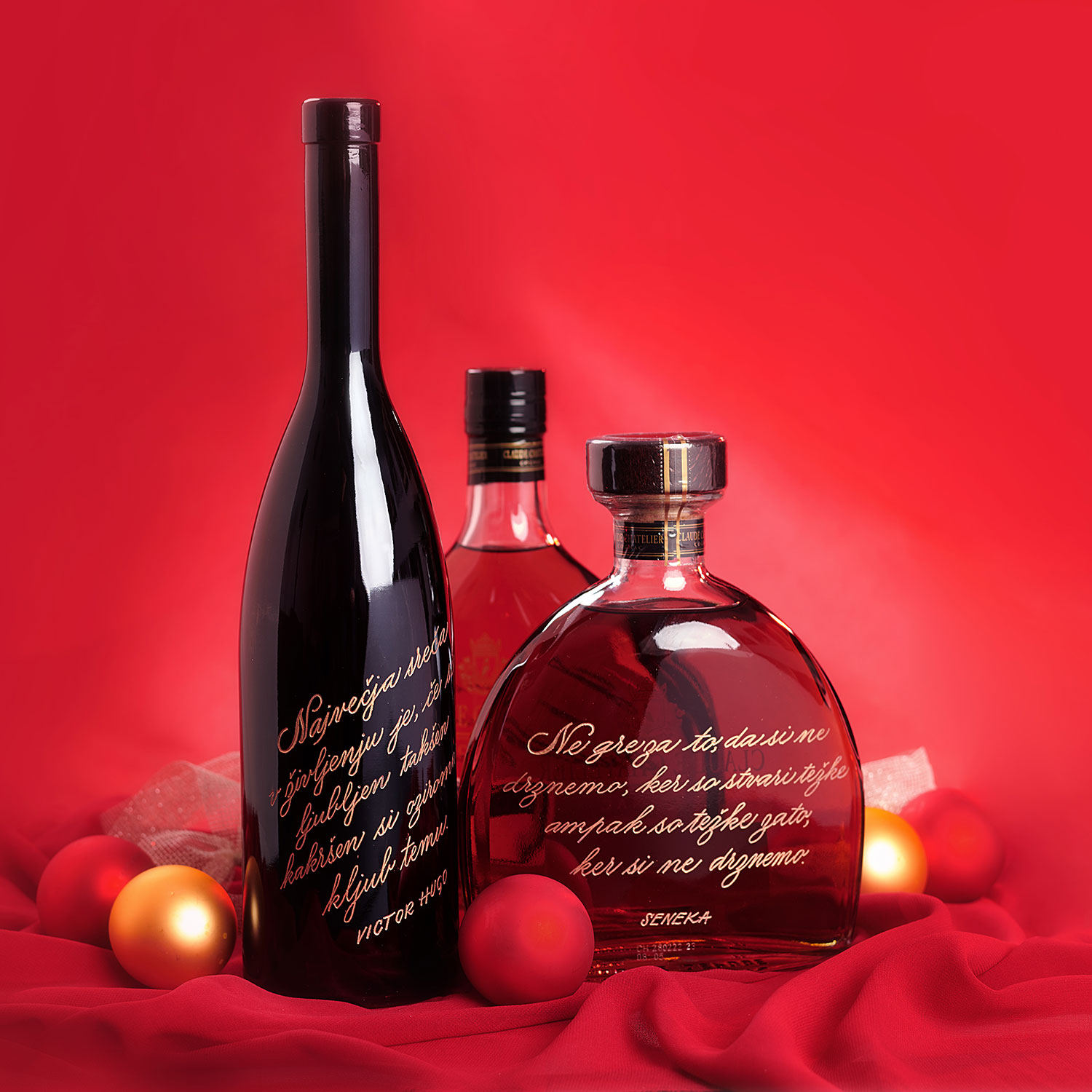 Personalizirano darilo - steklenica s sporočilom - kaligrafija