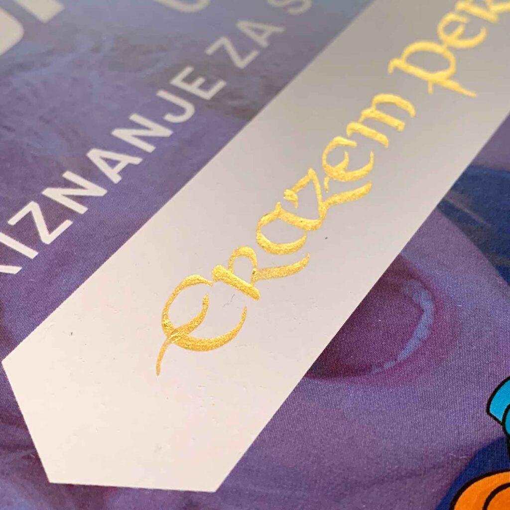 Recognition through calligraphy