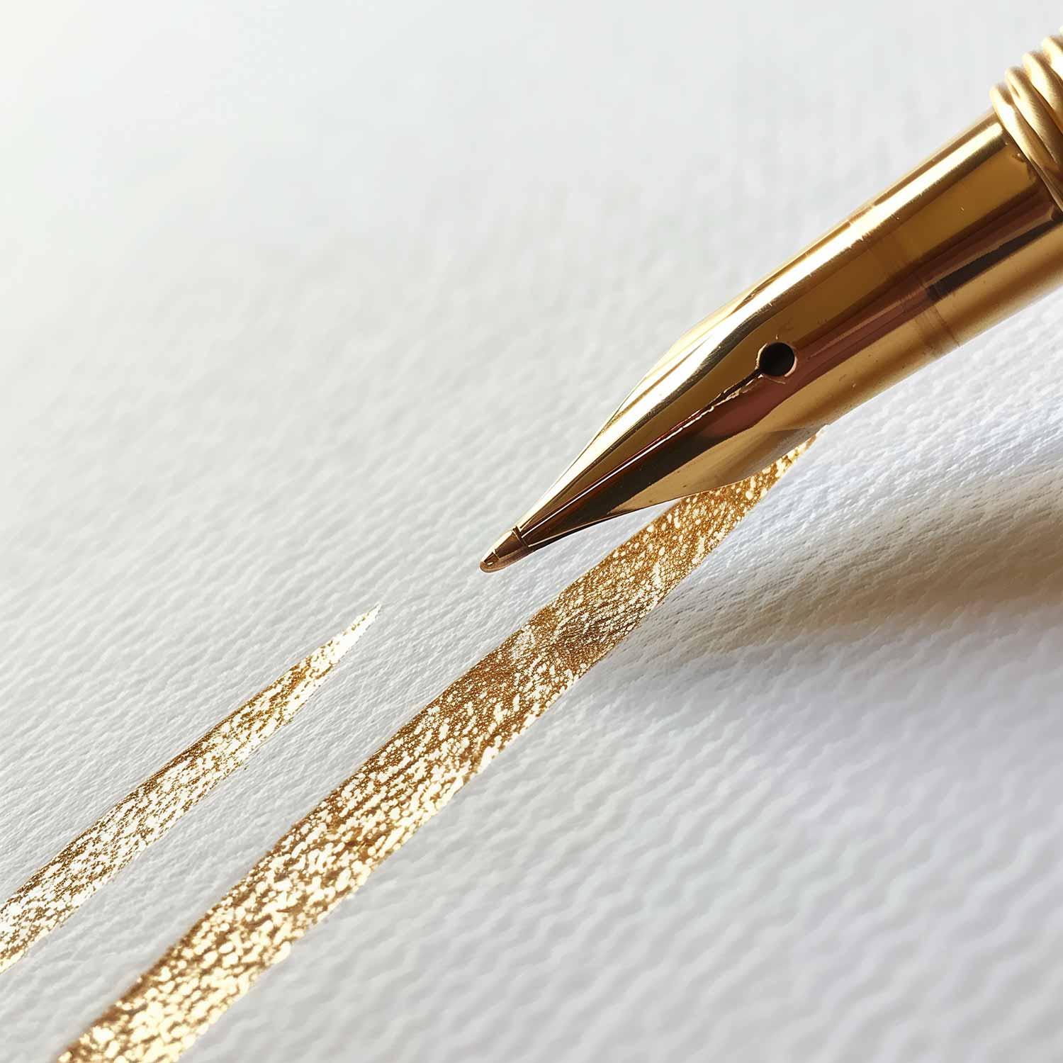 Goldene Kalligraphie