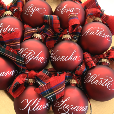Christmas Bead with a Name - Christmas Gift