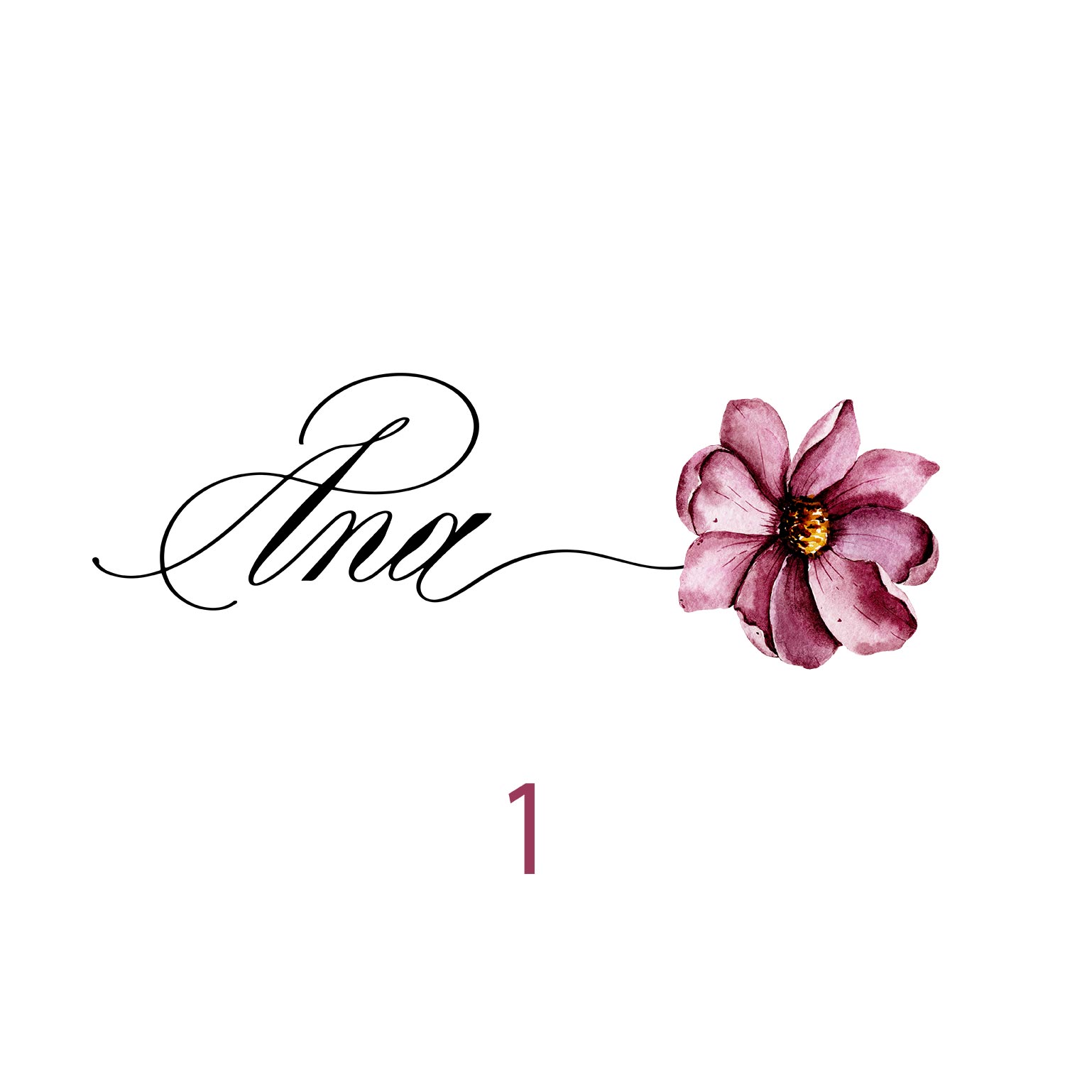 Darilo - Stenska dekoracija z imenom