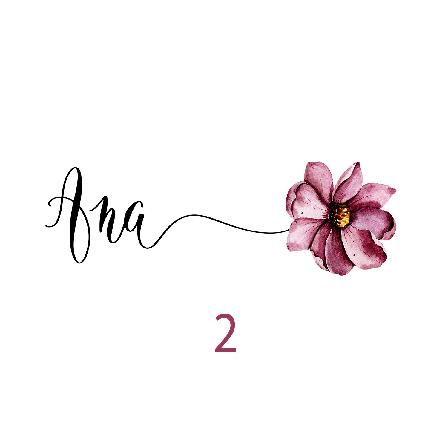 Darilo - Stenska dekoracija z imenom