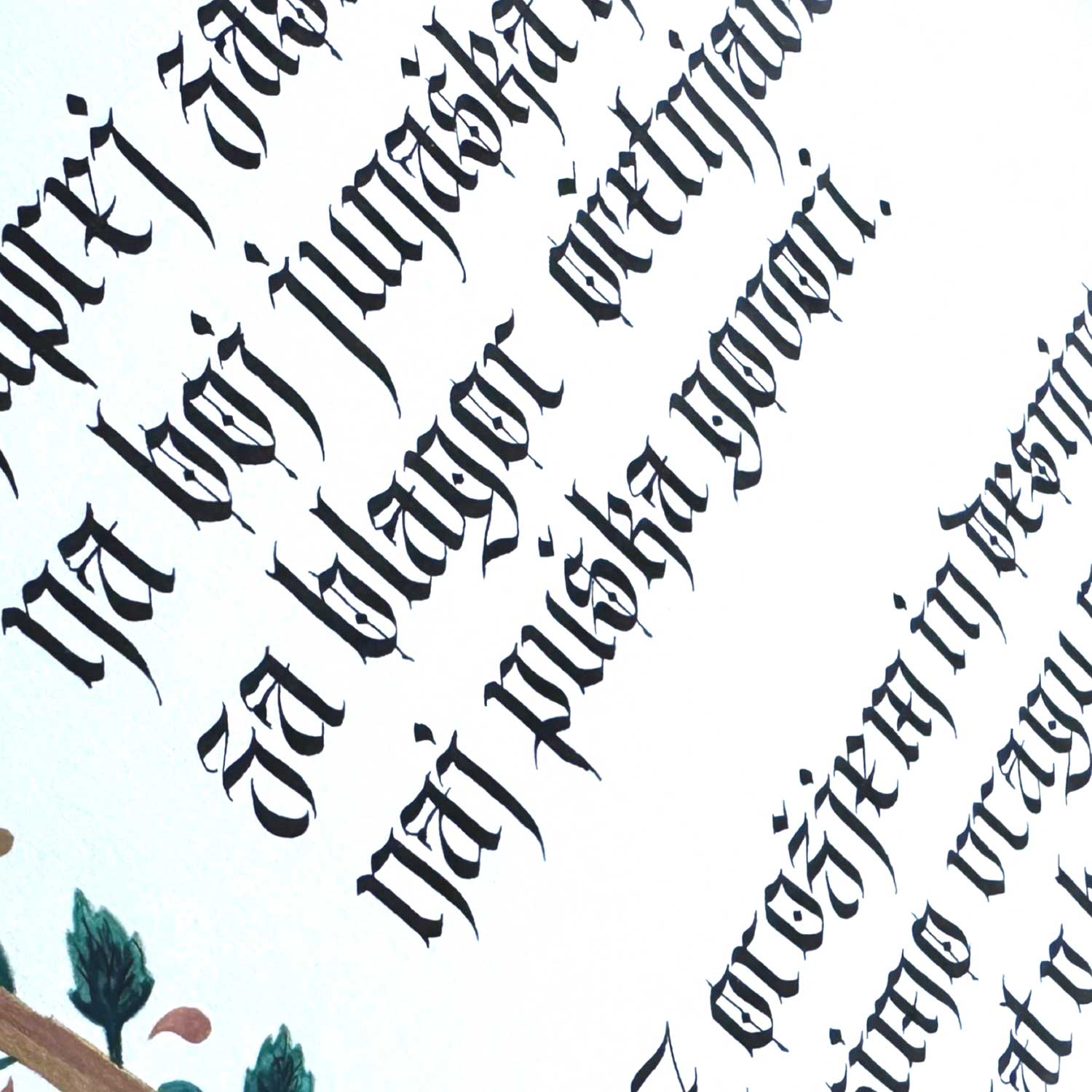 Kaligrafija - koliko časa potrebujemo, da se je naučimo