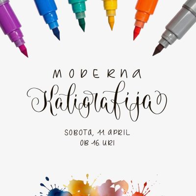 Lepopisje - doživetje moderne kaligrafije - APRIL